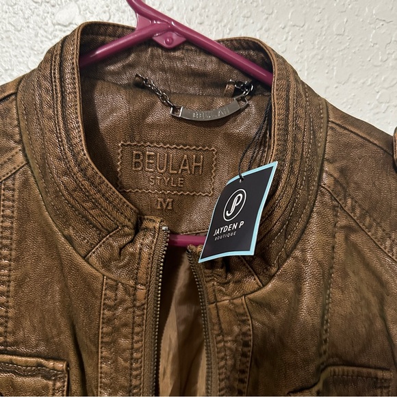 New Beulah leather jacket with tags - Picture 3 of 4